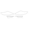 Ford Mondeo MK4 etter FL frontlykter / lampe beskyttelsesfilmer (2010-2014)