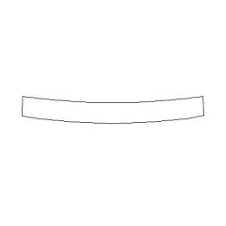Bescheremfolie achterbumper voor Mercedes GL X164 (2006-2012)