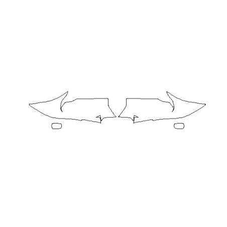 Toyota Land Cruiser 150 Prado VII protectores de faros / lámparas delanteras de película protectora (2017-).