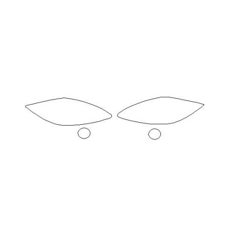 Film protecteur pour les phares / feux avant SEAT LEON II (2) (2005-2012)