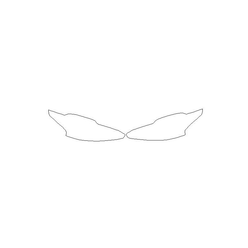 Peugeot 208 Scheinwerfer / Frontlampen Schutzfolien (2012-2019)