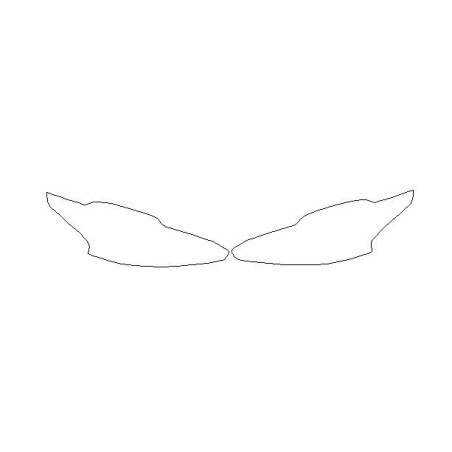 Peugeot 208 frontlykter / frontlykt beskyttelsesfilm (2012-2019)