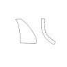 KIA PRO CEED II mk2 fender protective film/sticker (2012-2018)