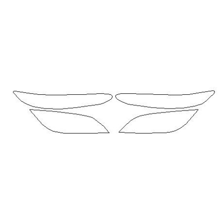 Hyundai Kona nach FL Schutzfolien PPF auf Scheinwerfer / Frontlampen (2021-)