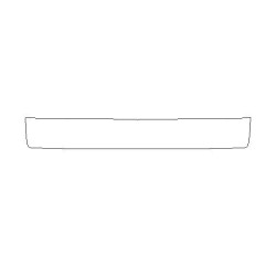 Honda Civic X sedan arka tampon sticker / koruma filmi (2017-2021)