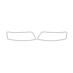 Beschermfolie voor koplampen Audi A4 S4 B6 (2000-2006)
