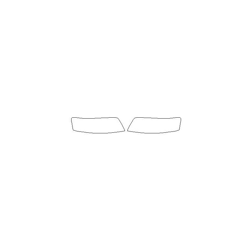 Audi A4 S4 B6 protective foils on front headlights (2000-2006)