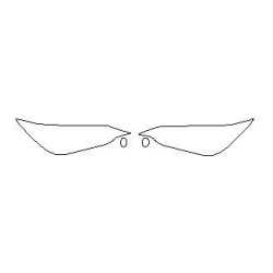 Lexus NX II fényszóró / első lámpák védőfóliák (2022-)