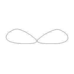 FIAT GRANDE PUNTO III forlygter / forlygter beskyttelsesfilm (2005-2009)