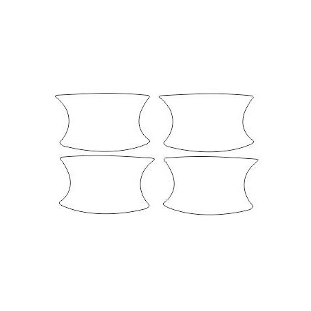 Pellicole di protezione per maniglie delle porte dedicate a VW T-Roc (2017-)