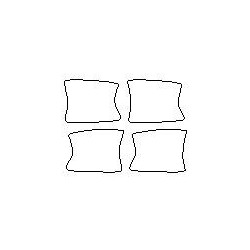 MERCEDES A-osztály W176 FL dedikált fogantyúvédő matrica / fólia (2015-2018)