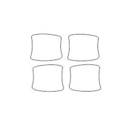 OPEL INSIGNIA A stickers / beschermfolie onder deurklinken (2008-2017)