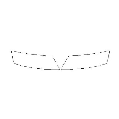 Audi A6 C6 suojaavat kalvot ajovaloille / lampuille / etuvaloille (2004-2012)