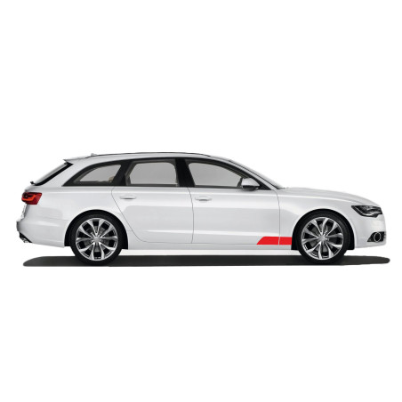Audi A6 S6 C7 etulokasuojan ja etuoven suoja tarra / kalvo (2011-2018)