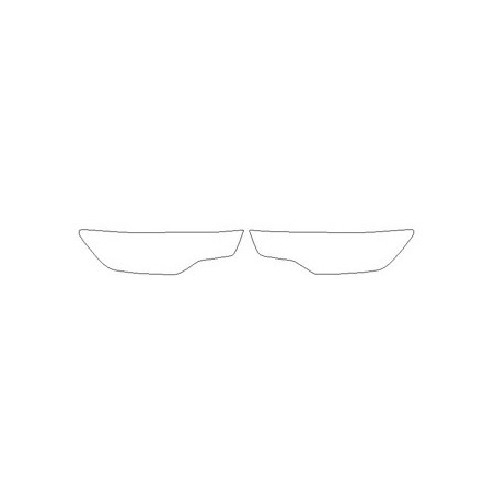 Audi A6 S6 RS6 C7 beschermende folie voor koplampen / lampen / voorlichten (2011-2014)