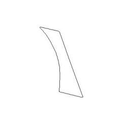 Audi A6 / S6 C8 bakre skjerm beskyttelsesfilm (2018-2025)