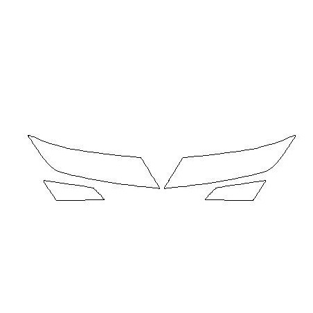 Skoda Kodiaq Scheinwerfer / Frontlampen Halogen Schutzfolien (2016-2020)