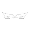Skoda Kodiaq Scheinwerfer / Frontlampen Halogen Schutzfolien (2016-2020)