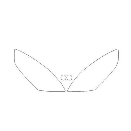 Renault Scenic III 3 predné reflektory / svetlá halogénové ochranné fólie (2009-2013)