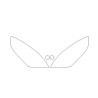 Renault Scenic III 3 etuvalot / etulamput halogeenit suojakalvot (2009-2013)