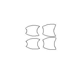 Mazda 3 IV mk4 skræddersyede klistermærker / beskyttelsesfilm til håndtagene (2019-)