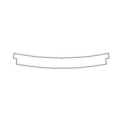 Kia Optima IV bagkofanger sedan bag beskyttelsesfilm (2015-2020)