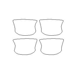 AUDI A8 / S8 D5 beschermende folie onder deurgrepen 3M (2017-)