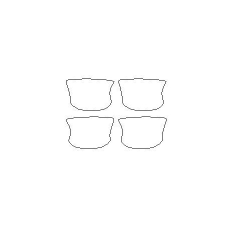 AUDI A8 / S8 D5 ochranná fólia pod rukoväte dverí 3M (2017-)