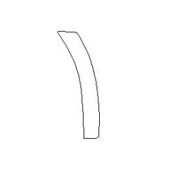 Audi Q5 FY klistermärke / skyddsfilm för vingarna (2017-2024)