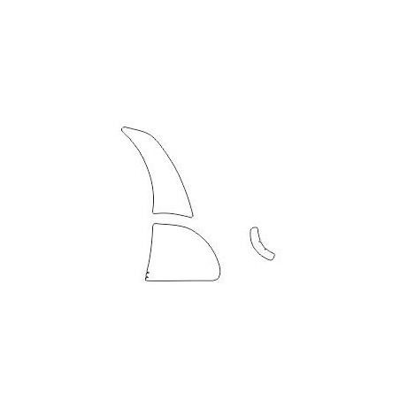 TOYOTA YARIS I 3D stickers / beschermfolie spatbord, dorpel, deur