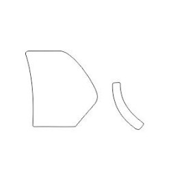 TOYOTA YARIS III (3) 3D sticker / beschermfolie achter spatbord