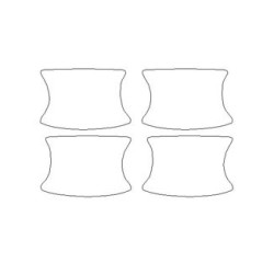 SKODA Superb III mk3 stickers / protective film under door handles (2015-)