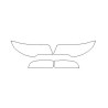 SKODA SUPERB II (2) αυτοκόλλητα / προστατευτικά μεμβράνες για φώτα / προβολείς / μπροστινά φώτα, ομίχλη