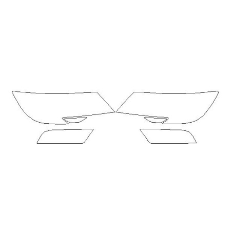 SKODA SUPERB II FL klistremerker / beskyttelsesfilmer for frontlykter / lamper / frontlykter, halogener