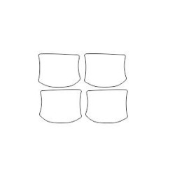 VW PASSAT B6 αυτοκόλλητα / προστατευτικές μεμβράνες για τις λαβές (2005-2010)