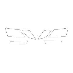 Skoda Octavia III FL mk3 forlygter / forlygter / halogen beskyttelsesfilm (2016-2020)