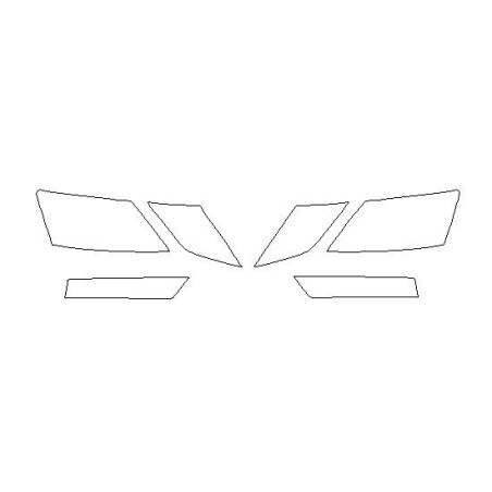 Skoda Octavia III FL mk3 forlygter / forlygter / halogen beskyttelsesfilm (2016-2020)