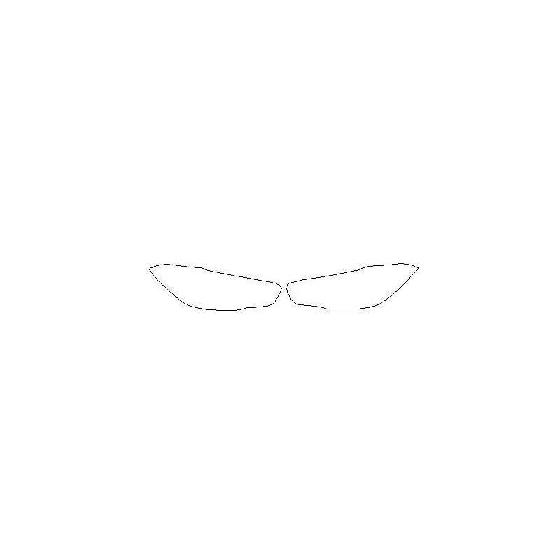 BMW 1 F20 LCI far / lamba / ön far koruyucu etiketler / filmler (2015-)