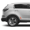 KIA SPORTAGE III Türschutzfolien / Aufkleber hinten Ersatz (2010-2015)
