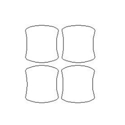 KIA SPORTAGE III ajtó kilincs védőfólia