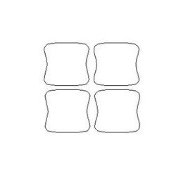 Mercedes Vito / Viano / V-klasa W447 III ochranné fólie pod kľučky (2014-)