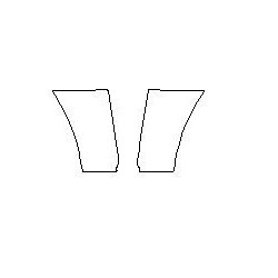 Mercedes Vito / Viano / V-klasse W639 II bagagesmudsprojter beskyttelsesfilm (2003-2014)