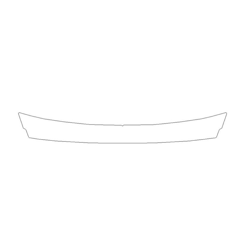 Achterbumper beschermfolie voor Mazda 3 III (mk3) sedan (2013-2018)
