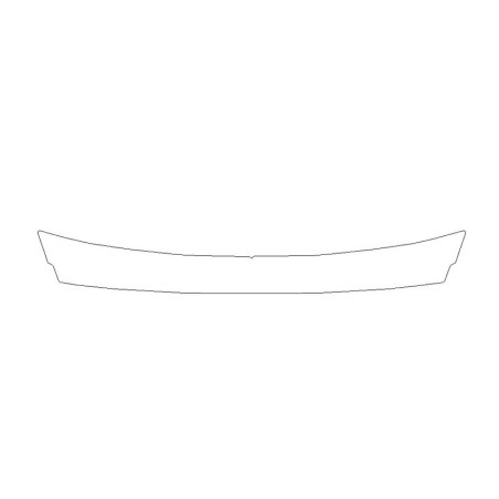 Achterbumper beschermfolie voor Mazda 3 III (mk3) sedan (2013-2018)