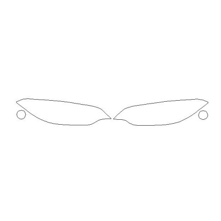 BMW 2 / M2 F22 Coupe forlygter / forlygter / halogen beskyttelsesfilm (2014-2021)