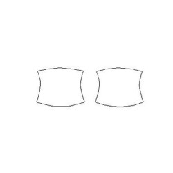 BMW 2 / M2 coupe F22 F87 dedicated door handle protection films (2014-2021)