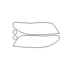 VOLVO S80 II (2) far / lamba / ön farlar için koruyucu filmler (2006-2015)