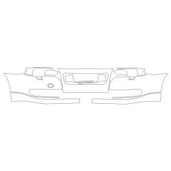 Προφυλακτήρας μπροστά προστατευτικό φιλμ VOLVO S80 II (2) FL (2010-2015)