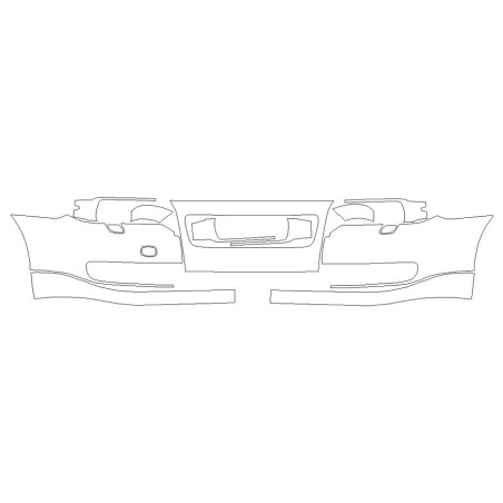 VOLVO S80 II (2) FL ön tampon koruyucu filmi (2010-2015)