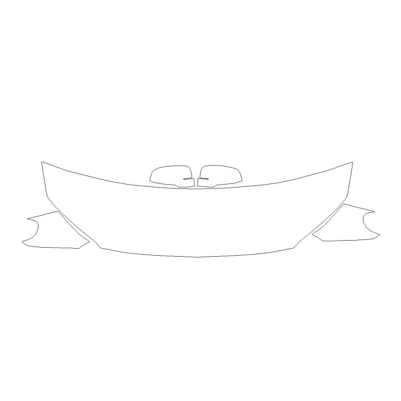 VOLVO S80 II (2) FL beskyttelsesfilm for panser, sidespeil, skjermbeskyttere (2010-2015)